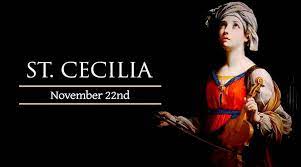 Did you know St. Cecilia’s husband was also a saint and martyr?